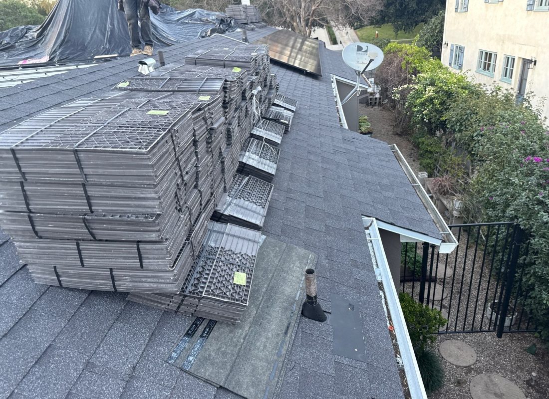 Skilled team of West Coast Roofing LA installing a durable roof in Van Nuys, CA