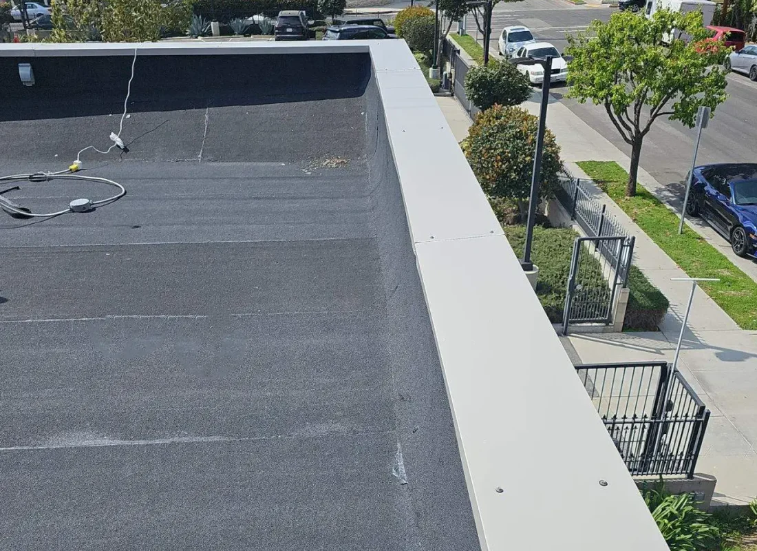 Expert team at West Coast Roofing LA conducting a licensed roof repair in Glendale, ensuring safety and compliance